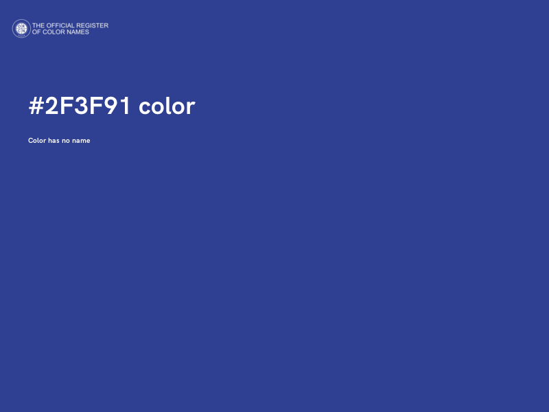 #2F3F91 color image