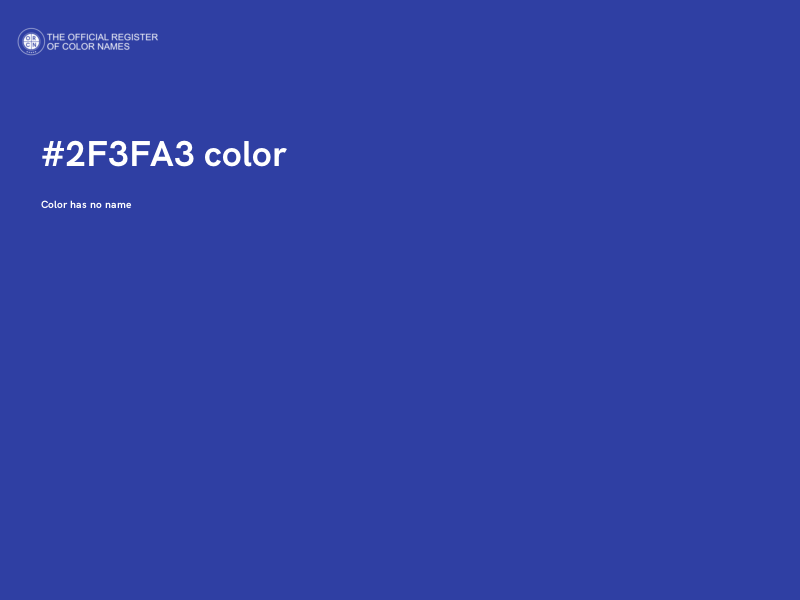 #2F3FA3 color image