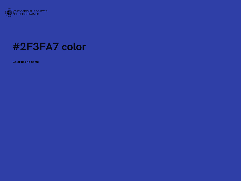 #2F3FA7 color image