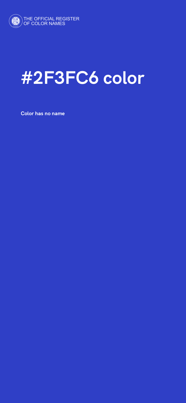 #2F3FC6 color image