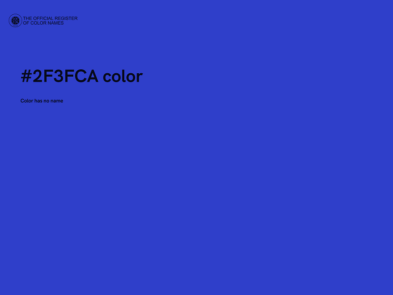 #2F3FCA color image