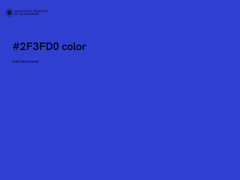 #2F3FD0 color image