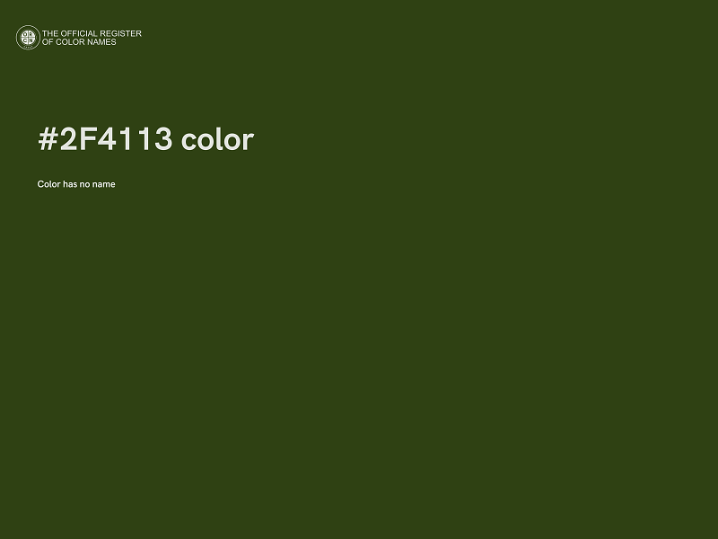 #2F4113 color image