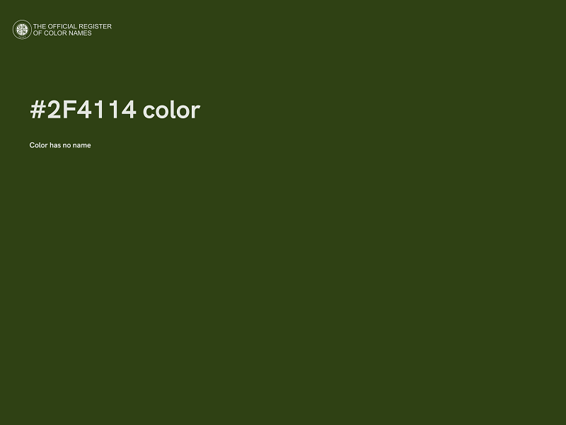 #2F4114 color image