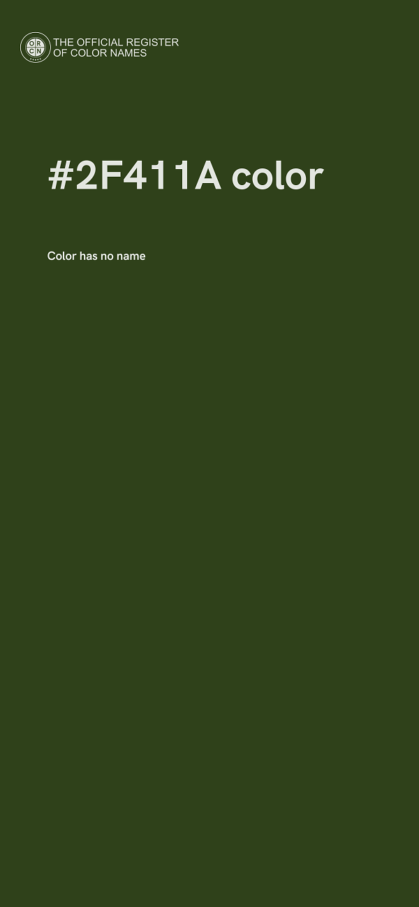 #2F411A color image