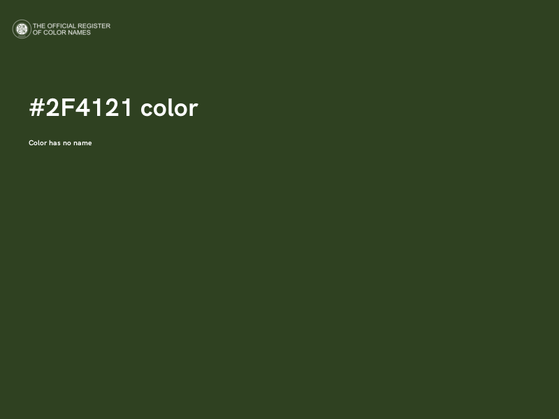 #2F4121 color image