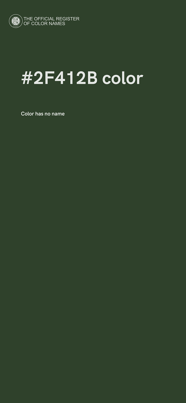#2F412B color image