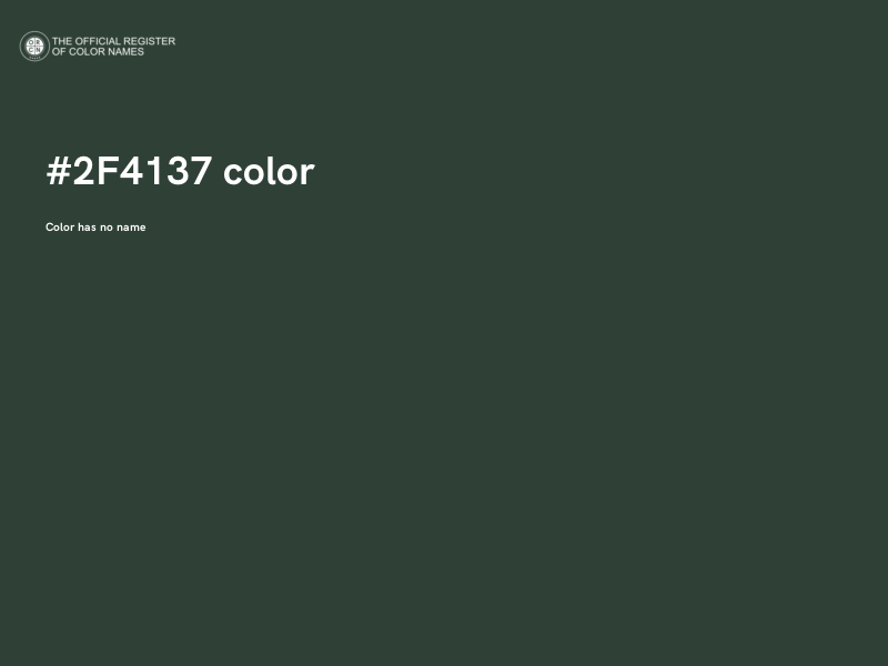 #2F4137 color image
