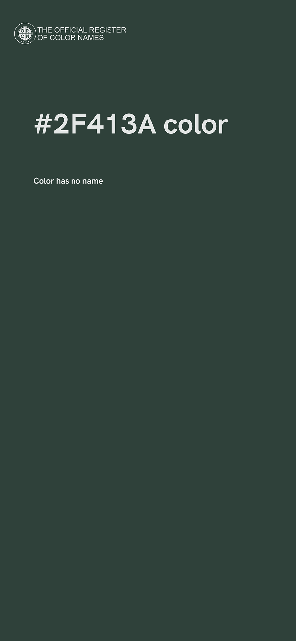 #2F413A color image