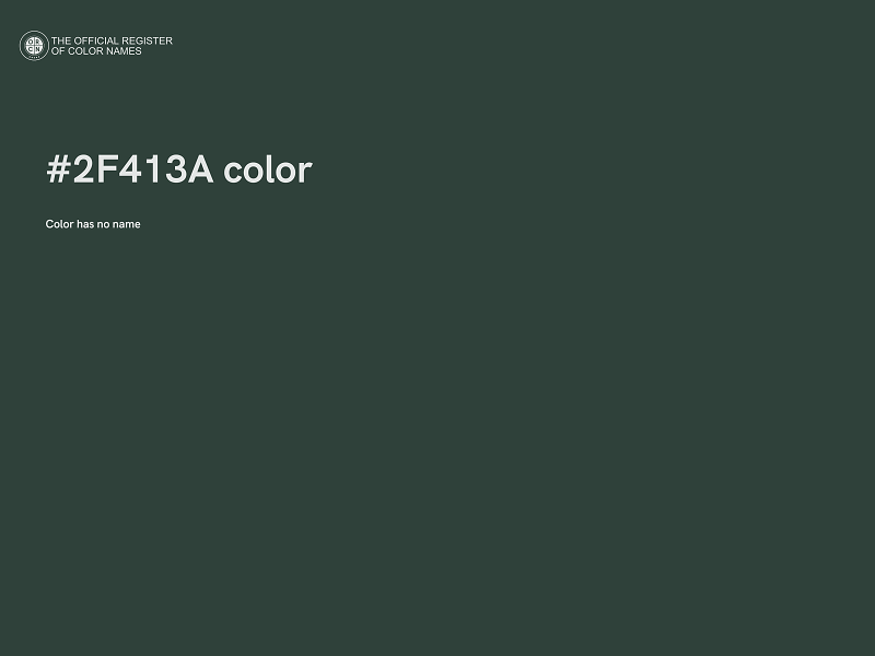 #2F413A color image