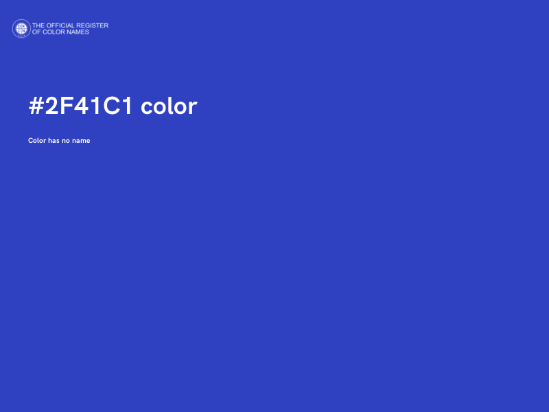 #2F41C1 color image
