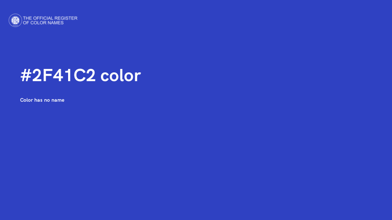 #2F41C2 color image