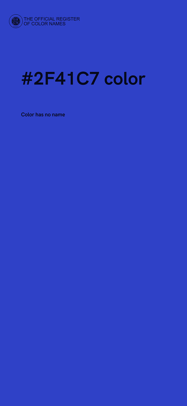 #2F41C7 color image