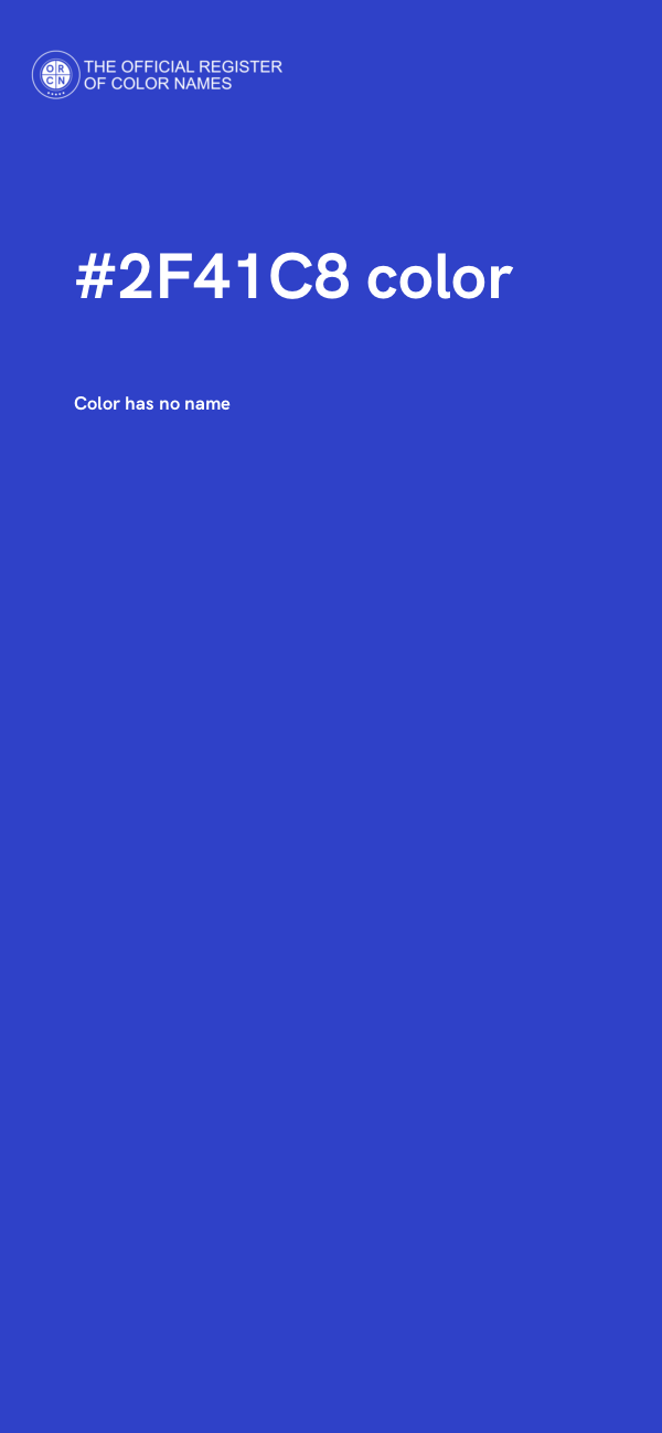 #2F41C8 color image