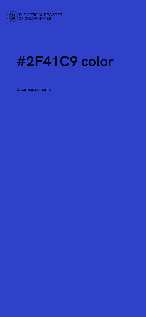 #2F41C9 color image
