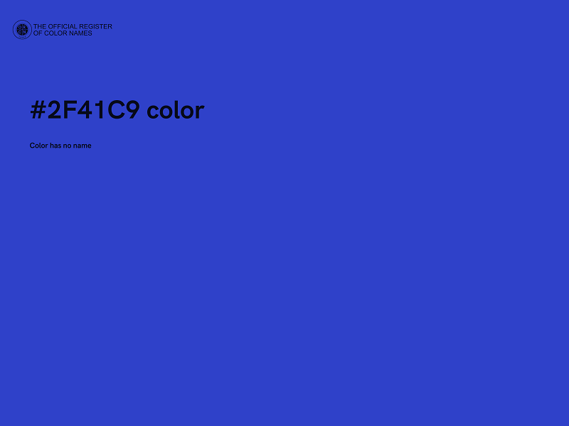 #2F41C9 color image