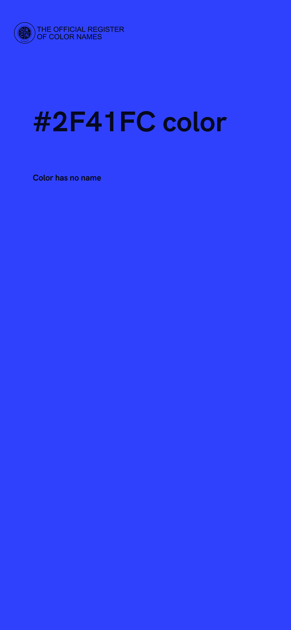 #2F41FC color image