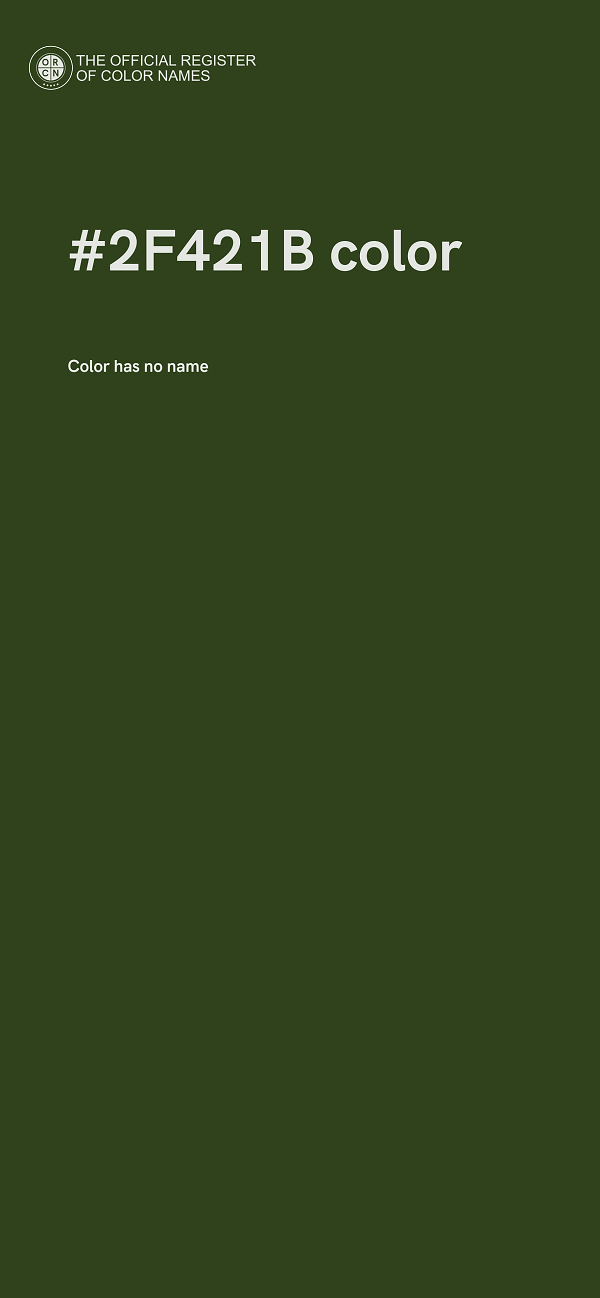 #2F421B color image