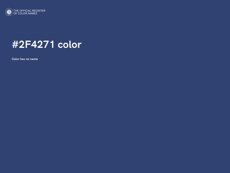 #2F4271 color image