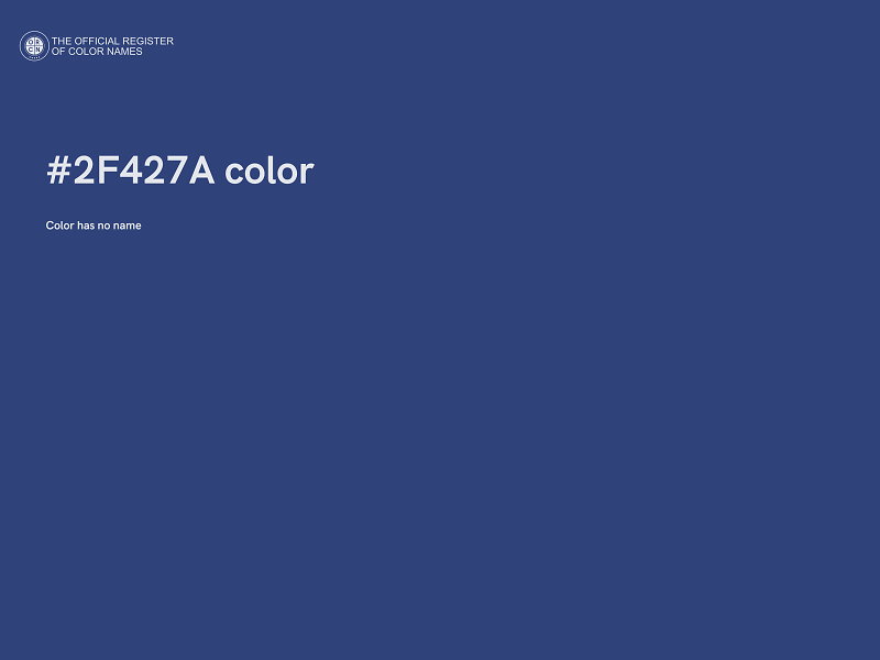 #2F427A color image