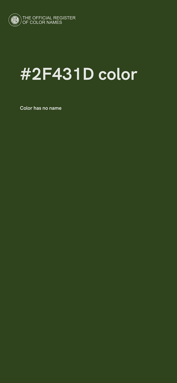 #2F431D color image