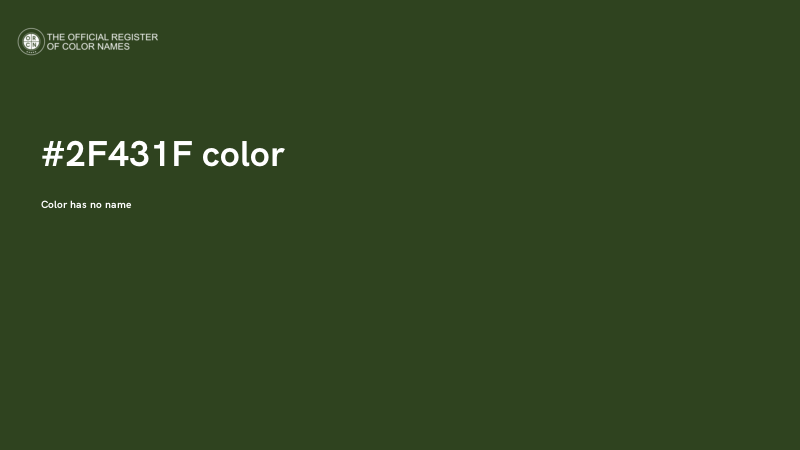 #2F431F color image