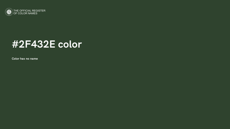 #2F432E color image