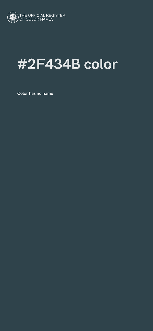 #2F434B color image