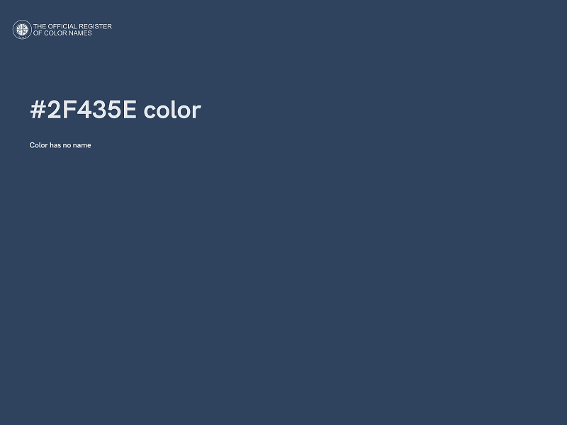 #2F435E color image