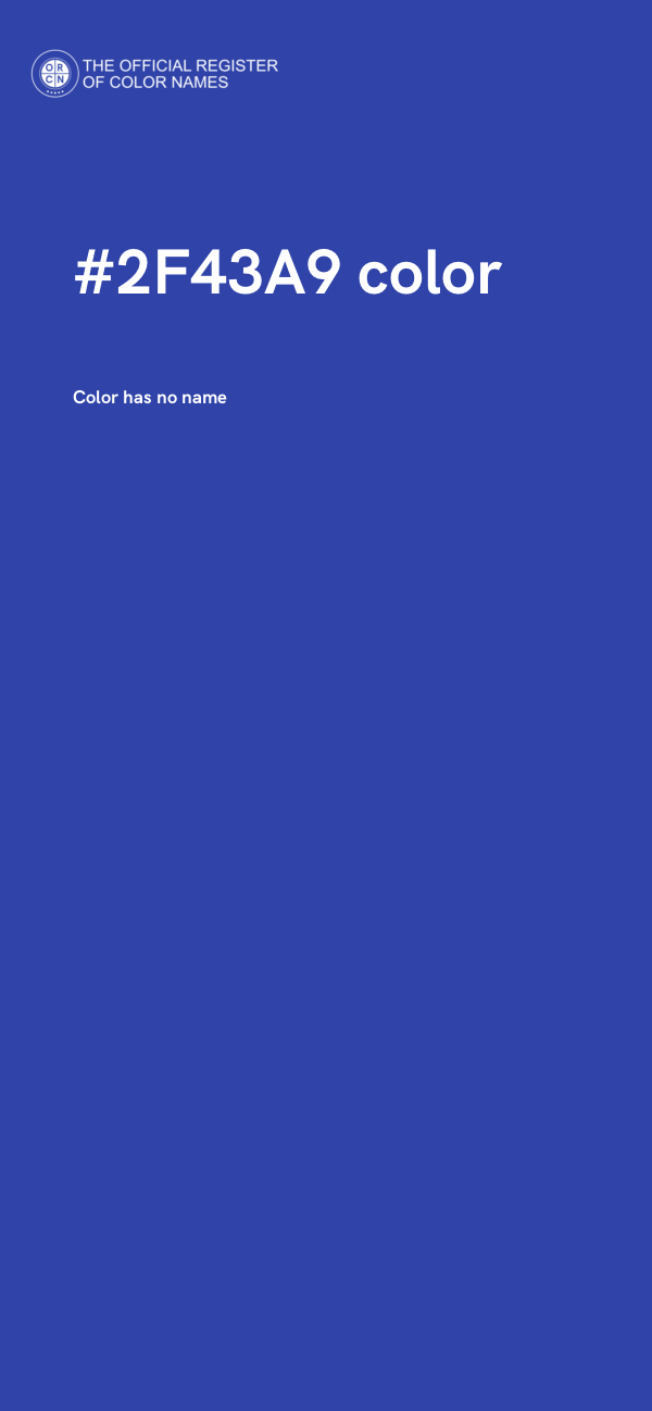 #2F43A9 color image