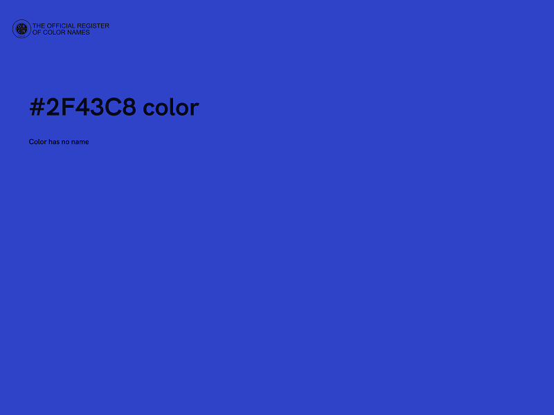 #2F43C8 color image