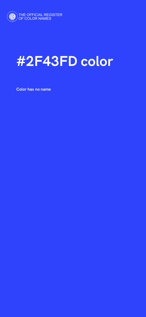 #2F43FD color image