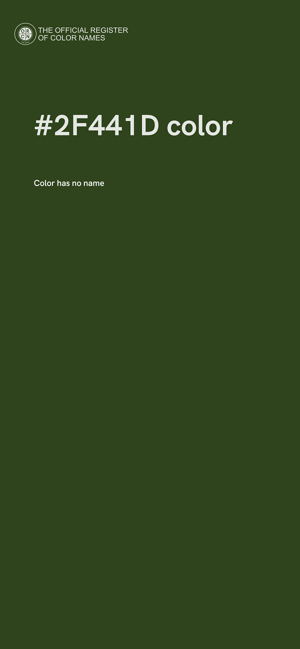#2F441D color image