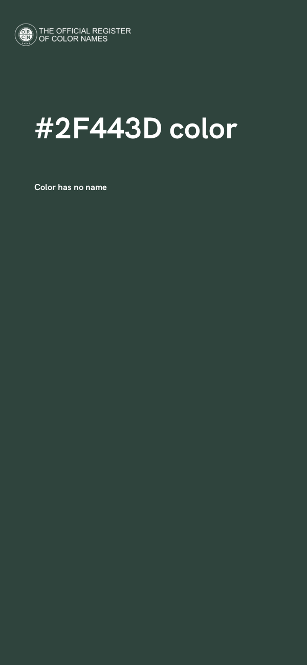 #2F443D color image