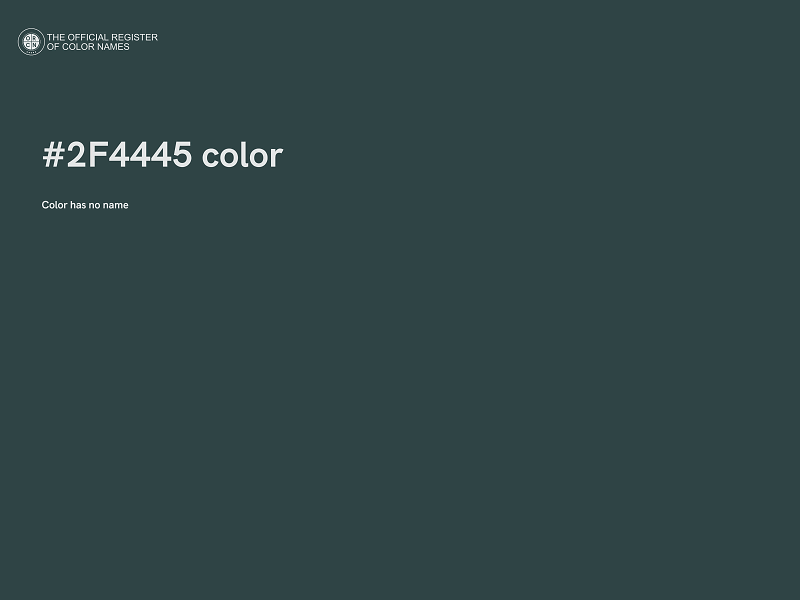 #2F4445 color image