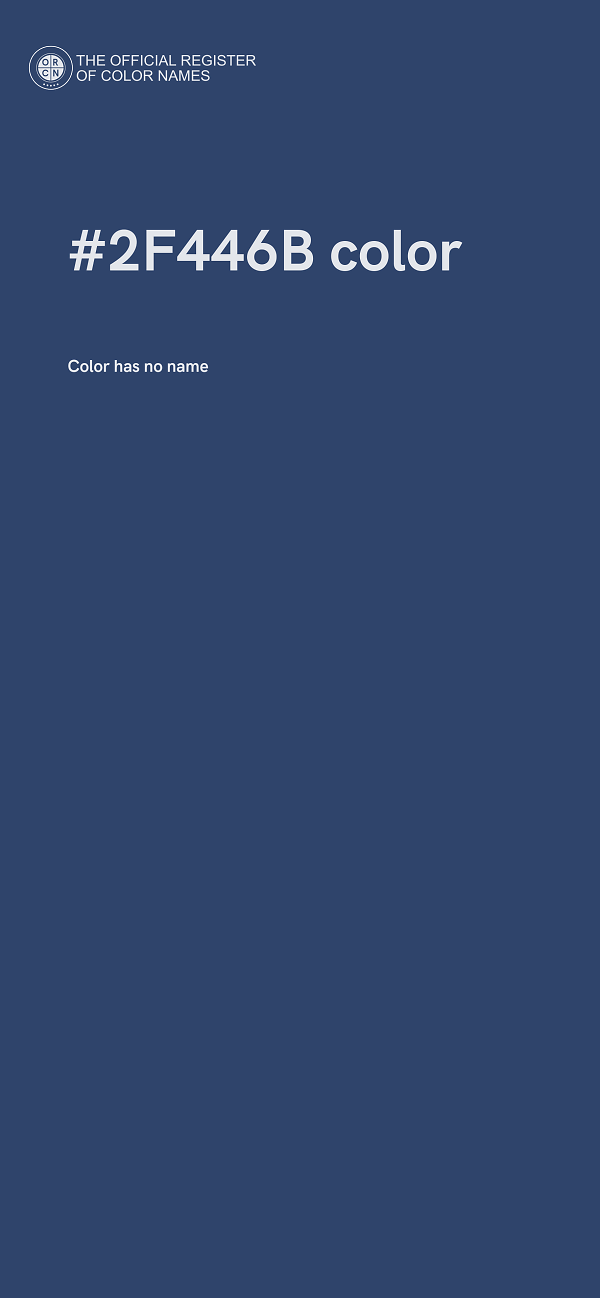 #2F446B color image