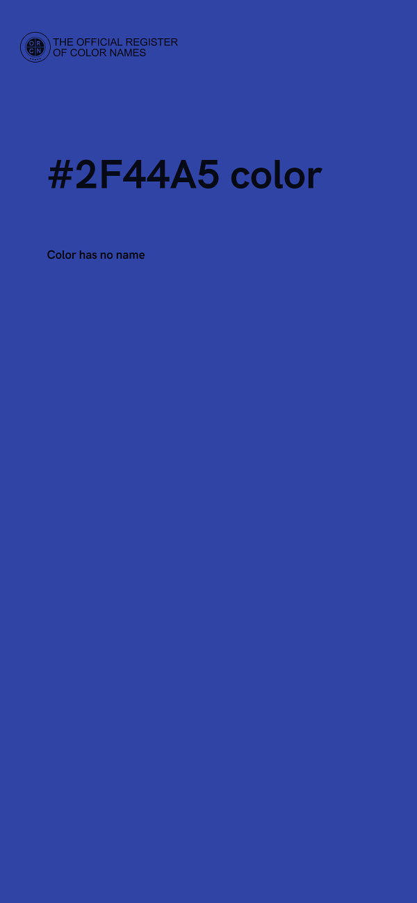 #2F44A5 color image