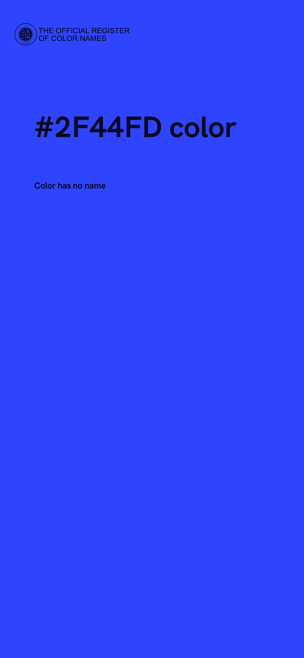 #2F44FD color image