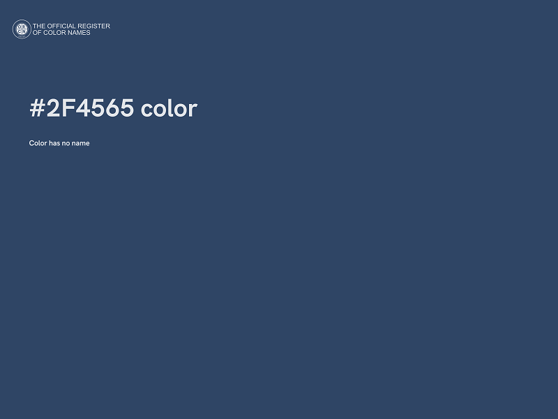 #2F4565 color image