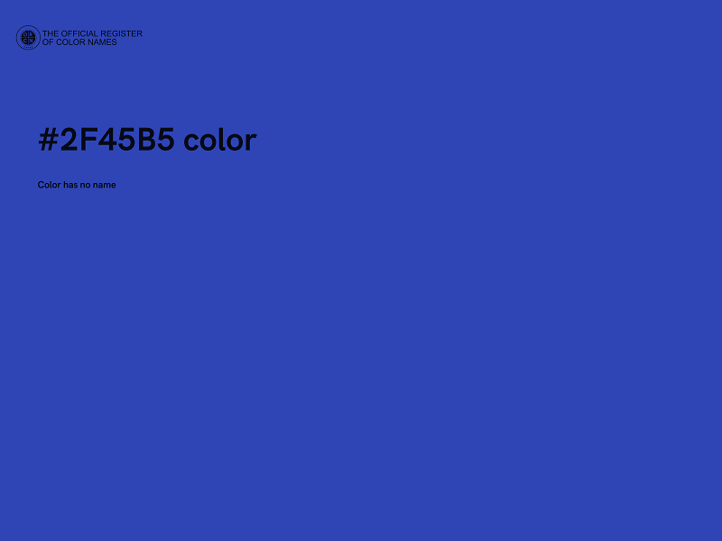 #2F45B5 color image