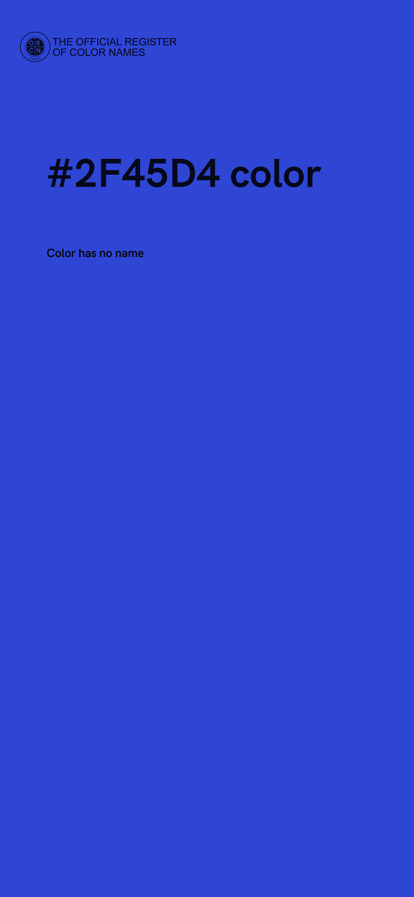 #2F45D4 color image