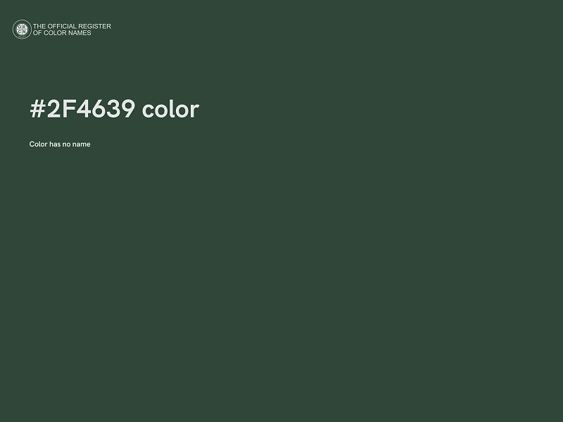 #2F4639 color image
