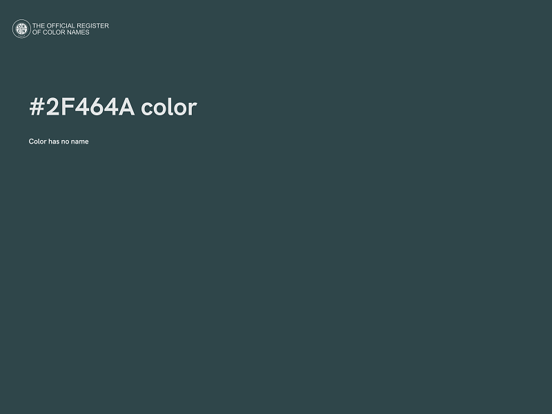 #2F464A color image