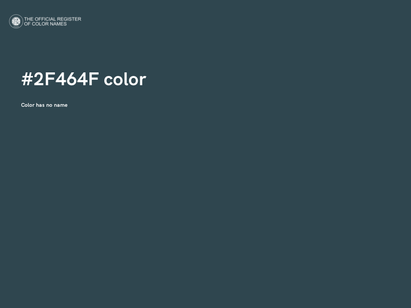 #2F464F color image