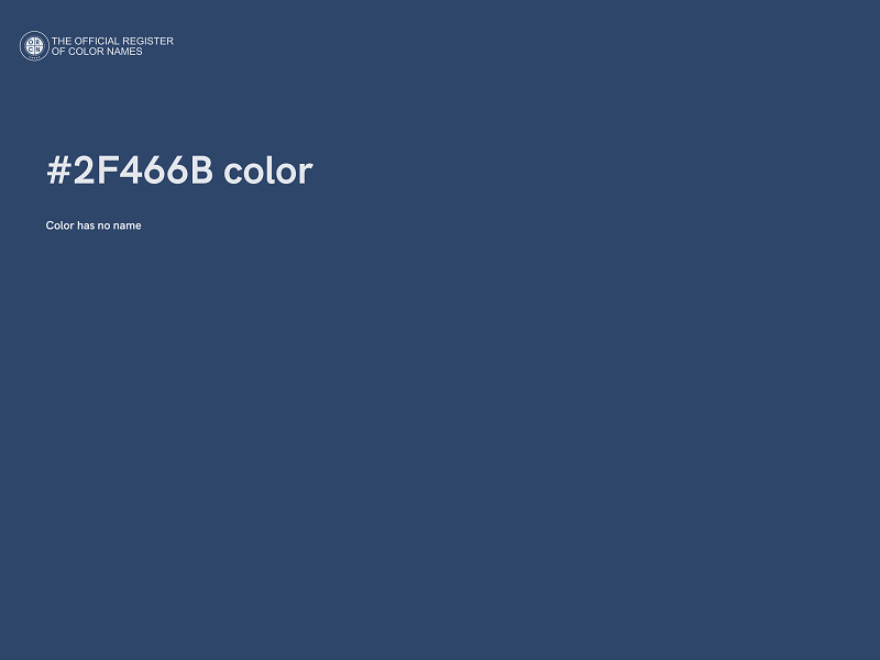 #2F466B color image