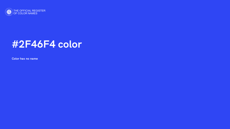 #2F46F4 color image