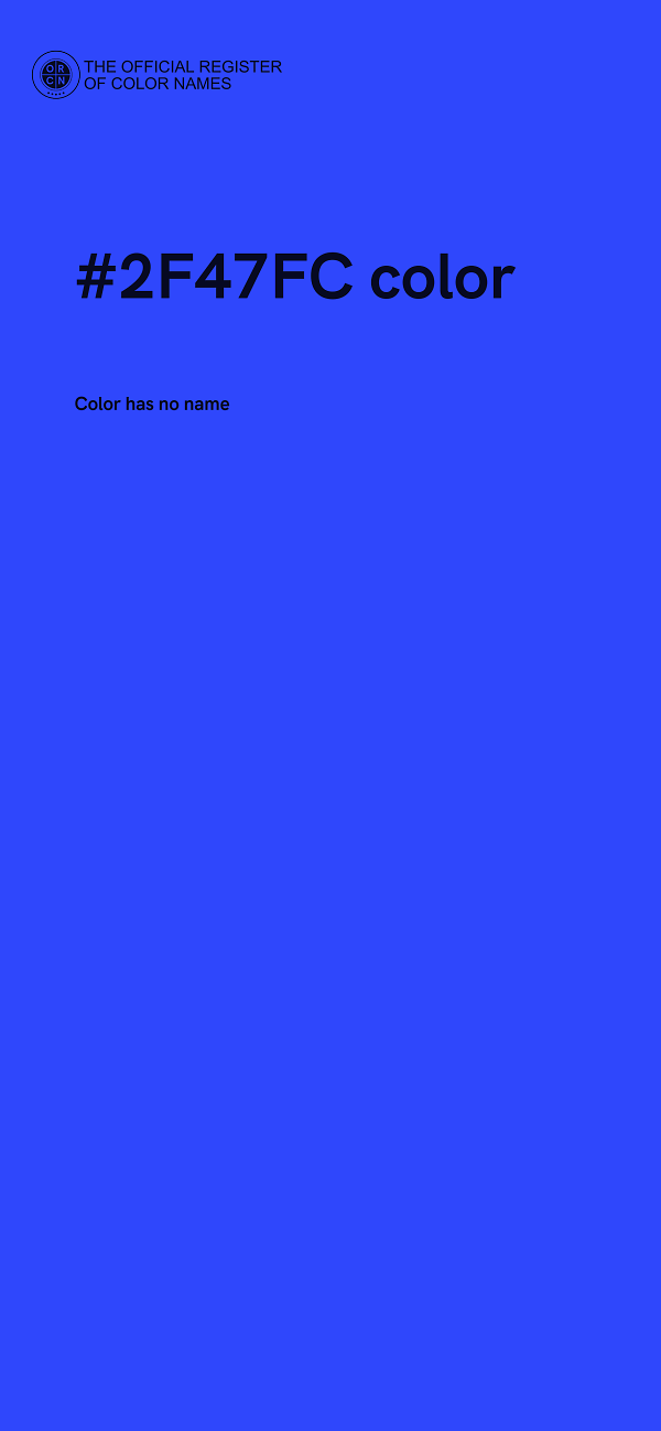 #2F47FC color image