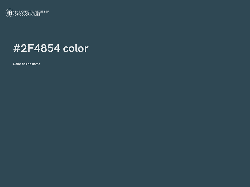 #2F4854 color image