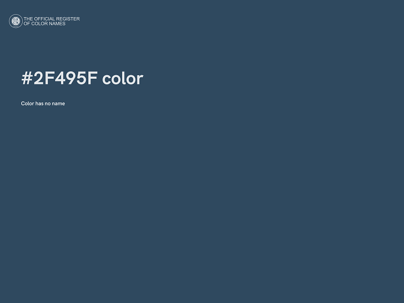 #2F495F color image