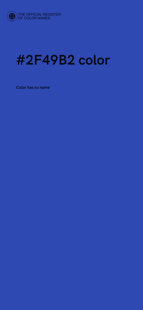 #2F49B2 color image